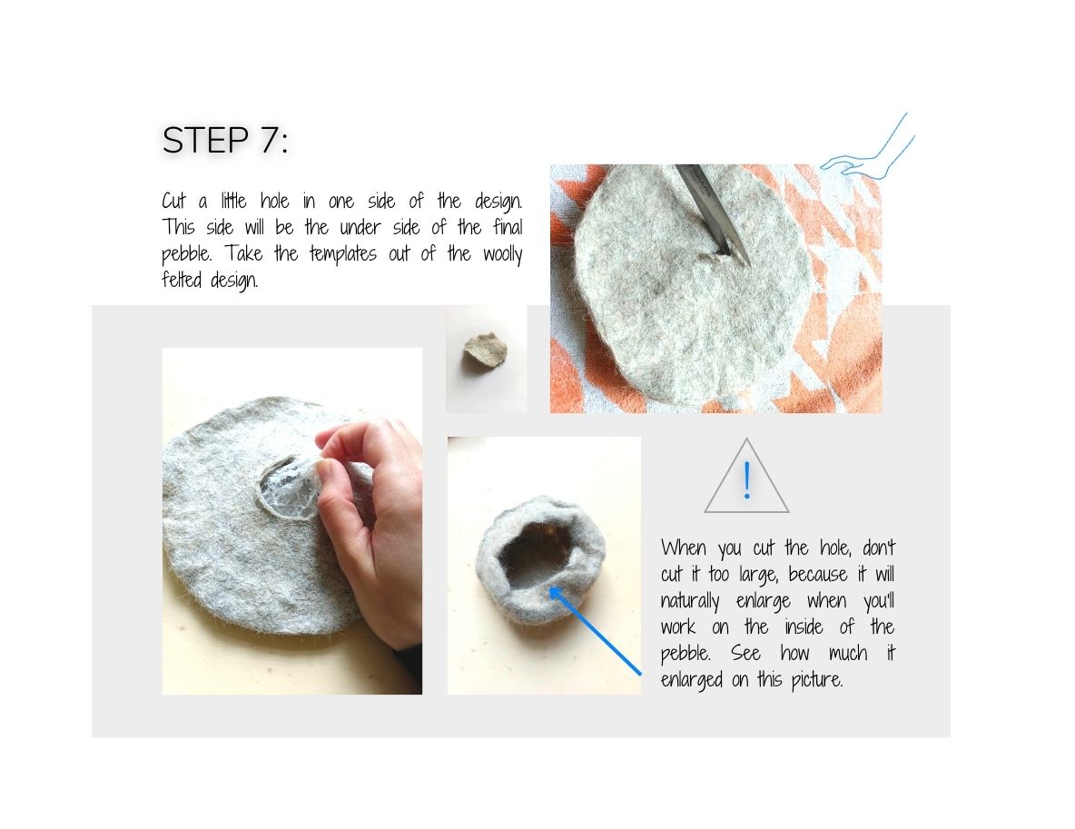 Felting techniques and process Laora Guillerm